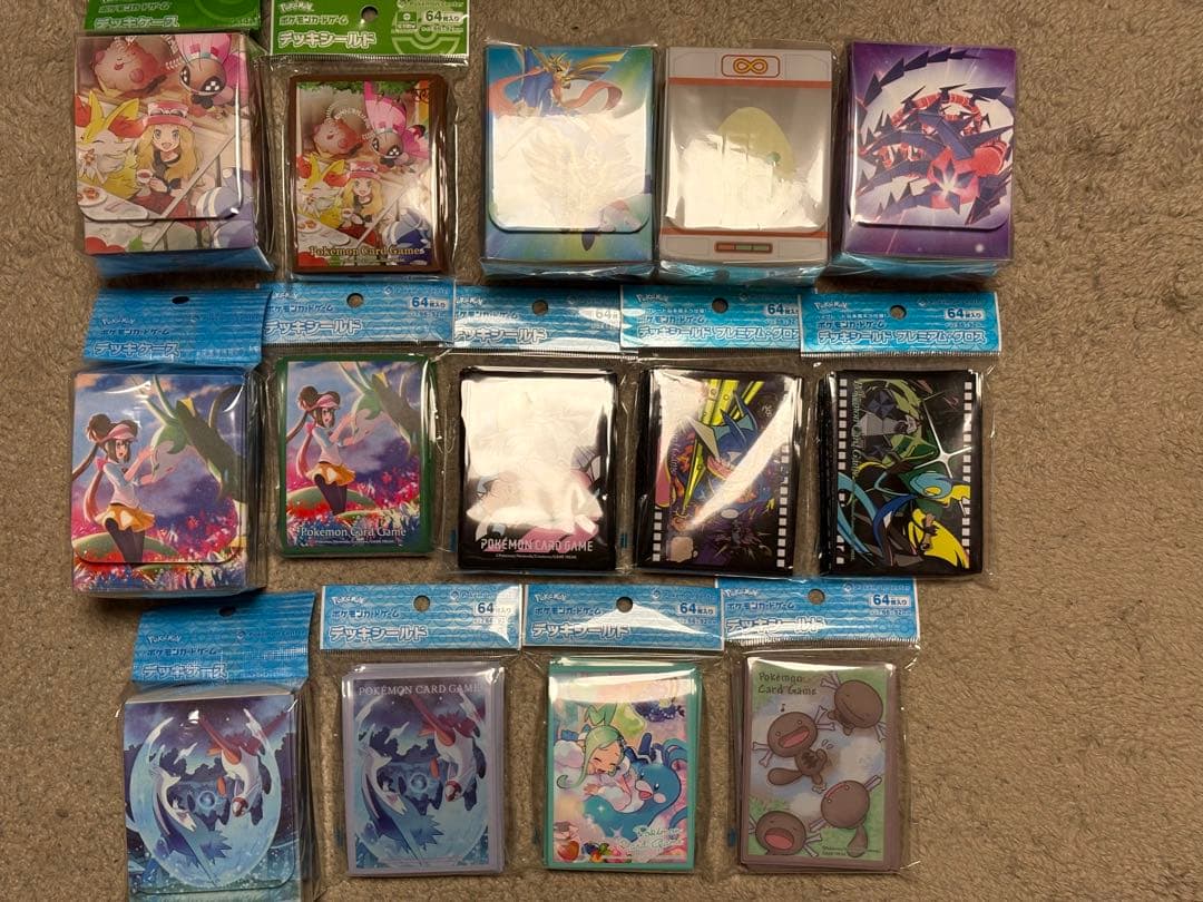 【新品未使用】ポケモンカードゲーム デッキケース デッキシールド サプライまとめ