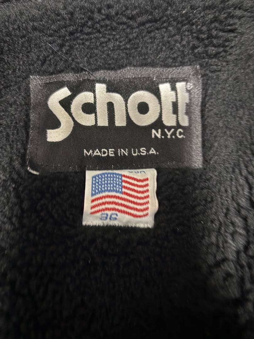 Schott シングルライダース　レザージャケット