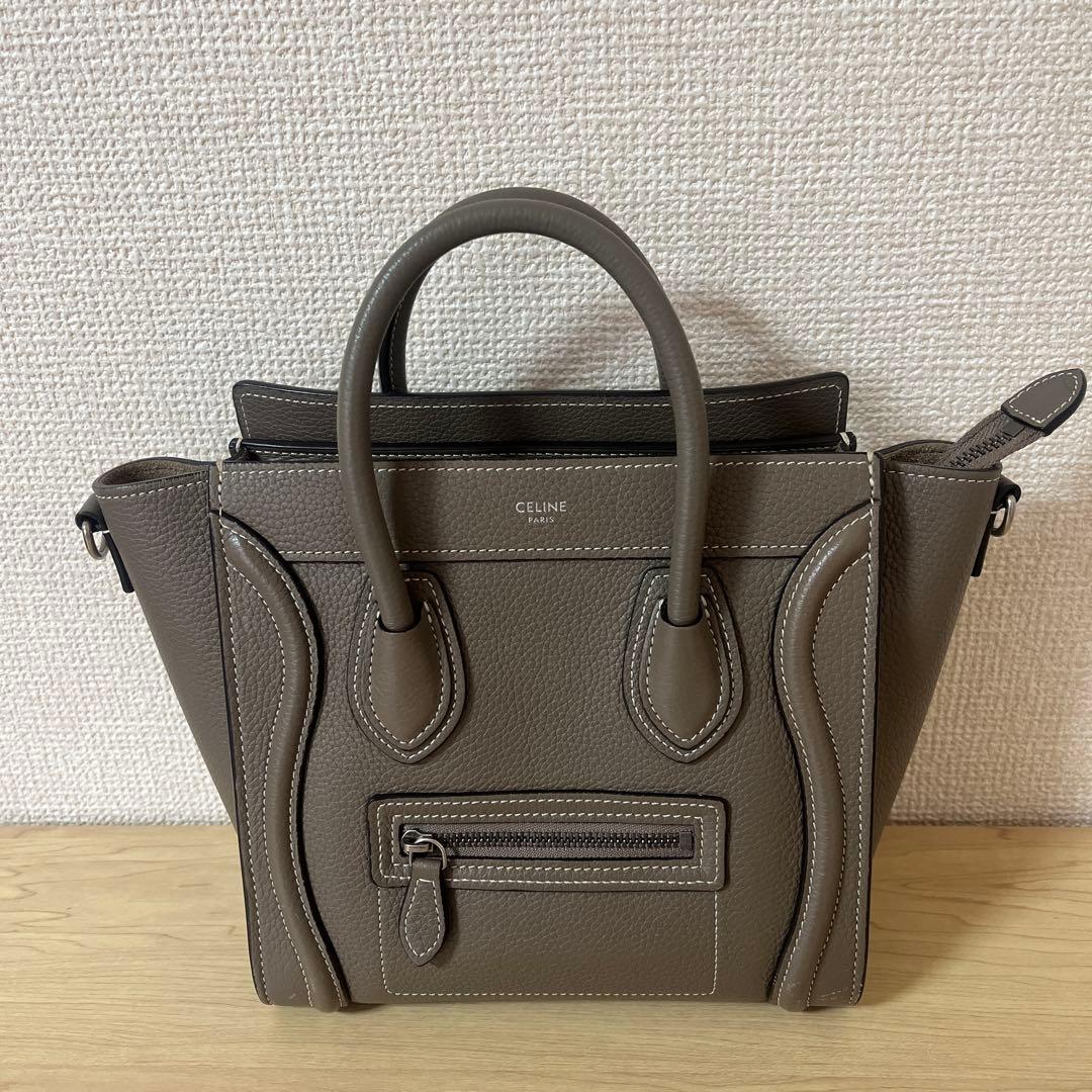 み*み様 人気モデル☆セリーヌ　ラゲージ　ナノショッパー　2way ショルダー