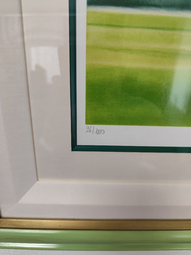 ミッシェルバテュ　シルクスクリーン　エディション番号直筆サイン　忘れかけのパレス