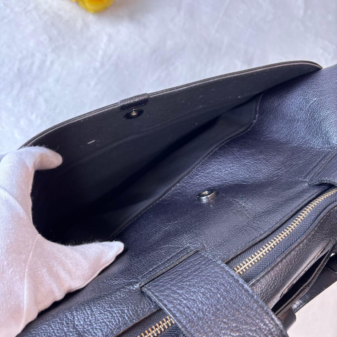 極美品✨バーバリーブラックレーベル BURBERRY レザー ビジネスバッグ