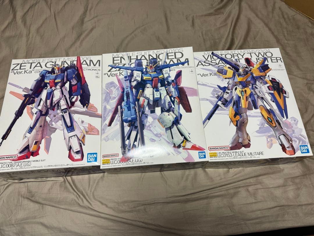 MG ガンプラ 3体セット ゼータ　ダブルベータ　ビクトリー