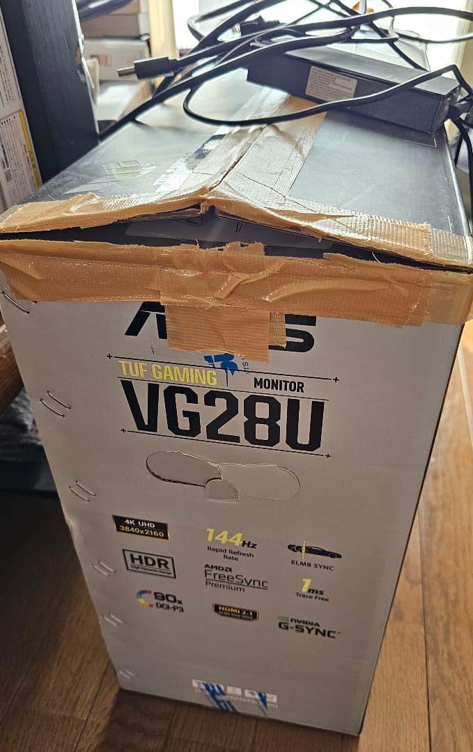 [ワン公専用]訳有り、ASUS VG28UQL1A-J 28型 4K