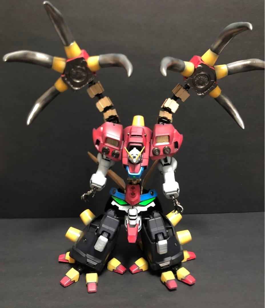 ガンプラ　バンダイ　デビルガンダム　旧キット　改造　全塗装　完成品【Gガンダム】