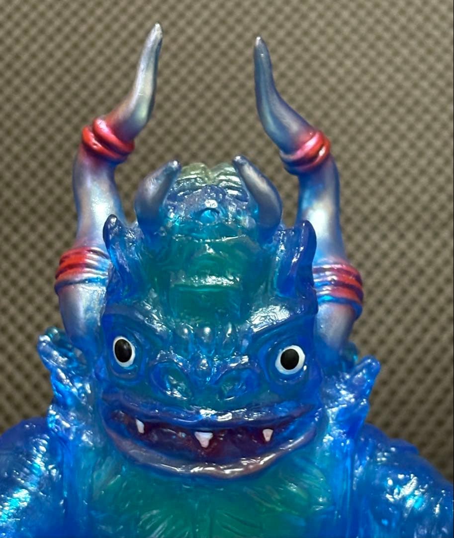 ソフビフィギュア ヤモマークの大怪獣シリーズ ミクラス クリアブルー