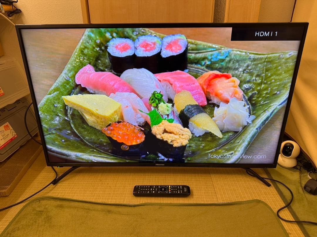 ハイセンス hisense 43型　4K　テレビ　43F60E　19年製極美品！