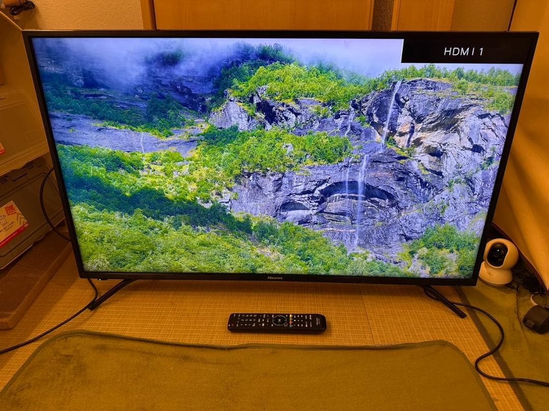 ハイセンス hisense 43型　4K　テレビ　43F60E　19年製極美品！