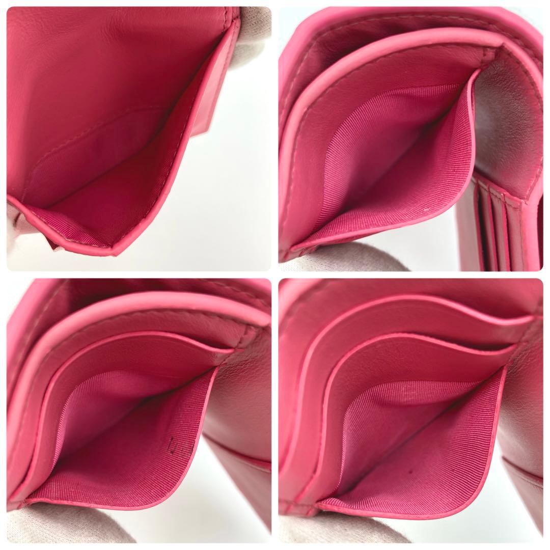 LilyM✨ ボッテガヴェネタ カセット イントレチャート 財布 ピンク