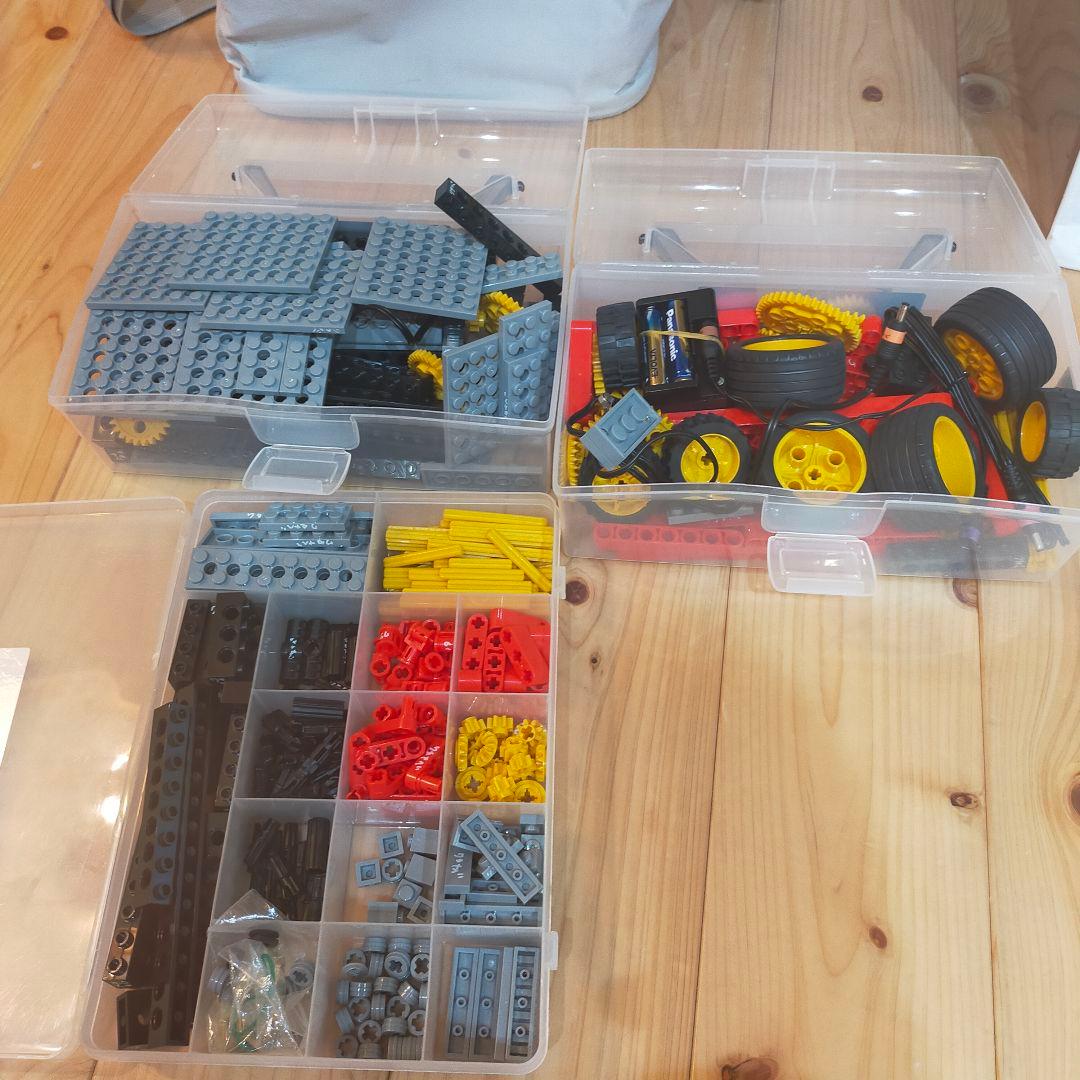 ロボット教室　ヒューマンアカデミー　ブロック、テキスト、バッグセット