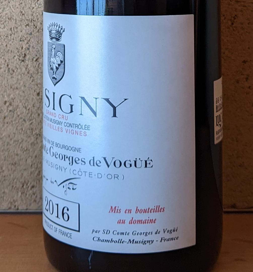 ワイン Vogue 2016 Musigny Grand Cru Cuvee V.V.
