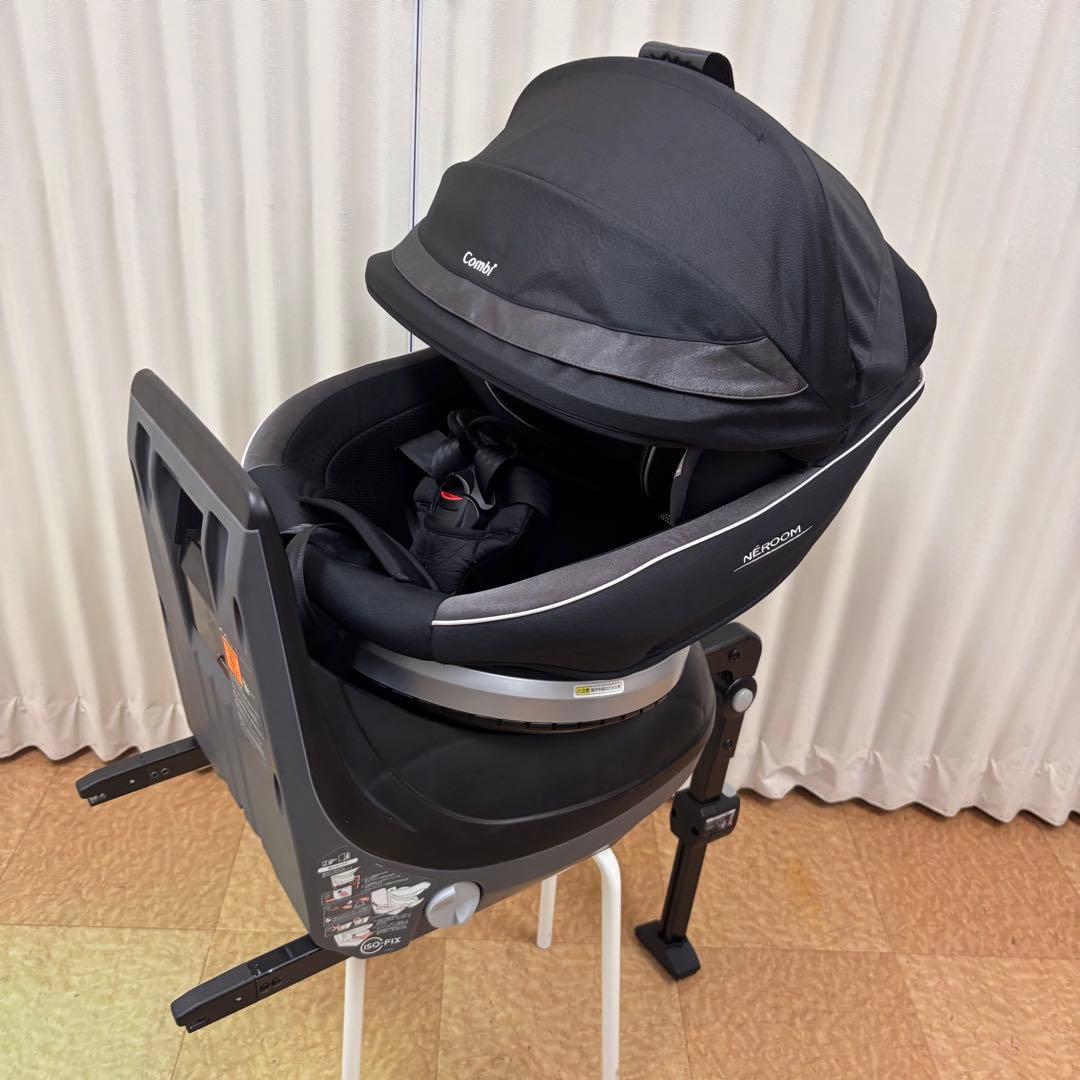 クリーニング済☆綺麗☆　コンビ　ネルーム　ISOFIX　エッグショック　ブラック