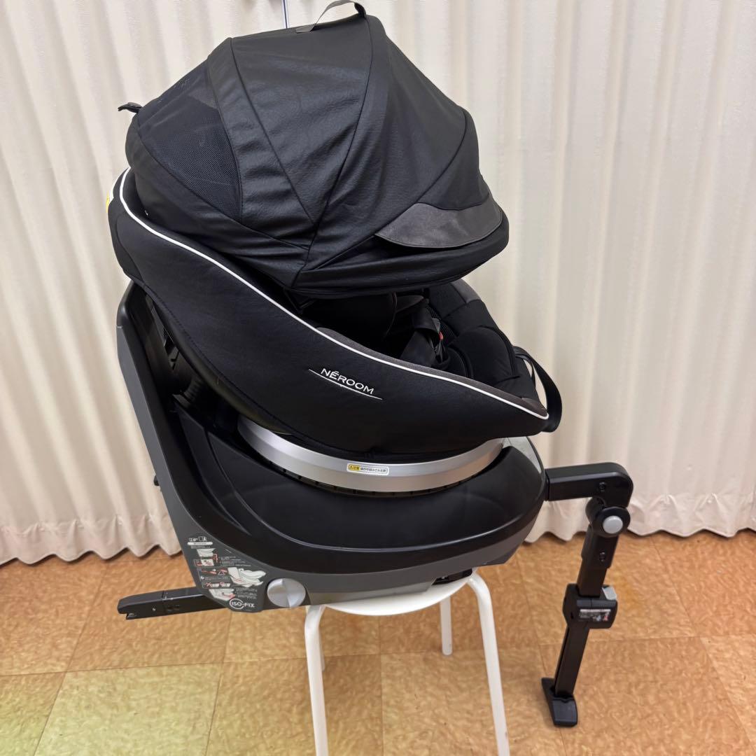 クリーニング済☆綺麗☆　コンビ　ネルーム　ISOFIX　エッグショック　ブラック