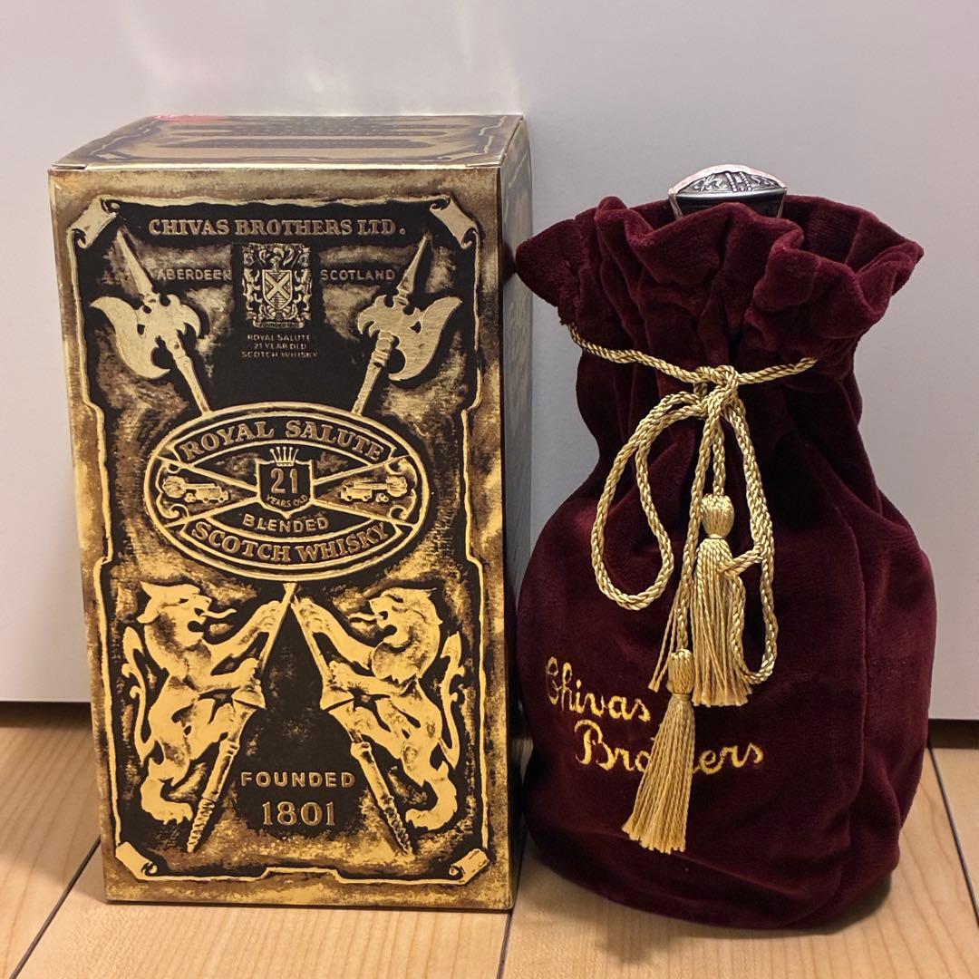 みかみ　　ロイヤルサルート 21年 赤陶器 箱・袋付き ２本