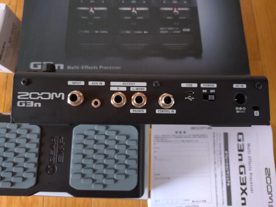 ZOOM ズーム ギター用 マルチエフェクター G3n・M-Audio EX-P