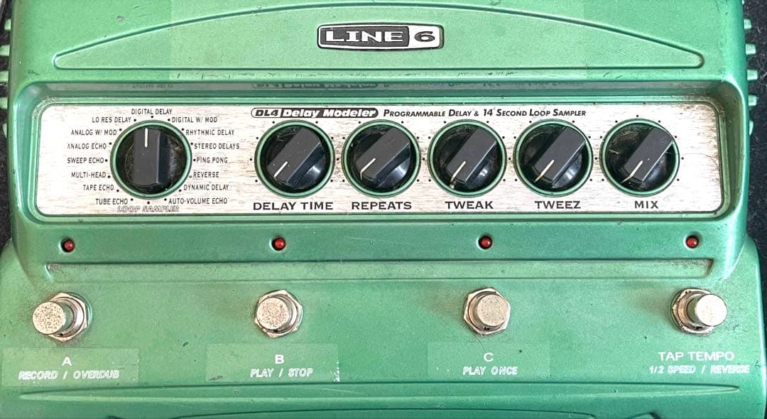 LINE6 DL4 Delay Modeler 初期型 ディレイ　ギター