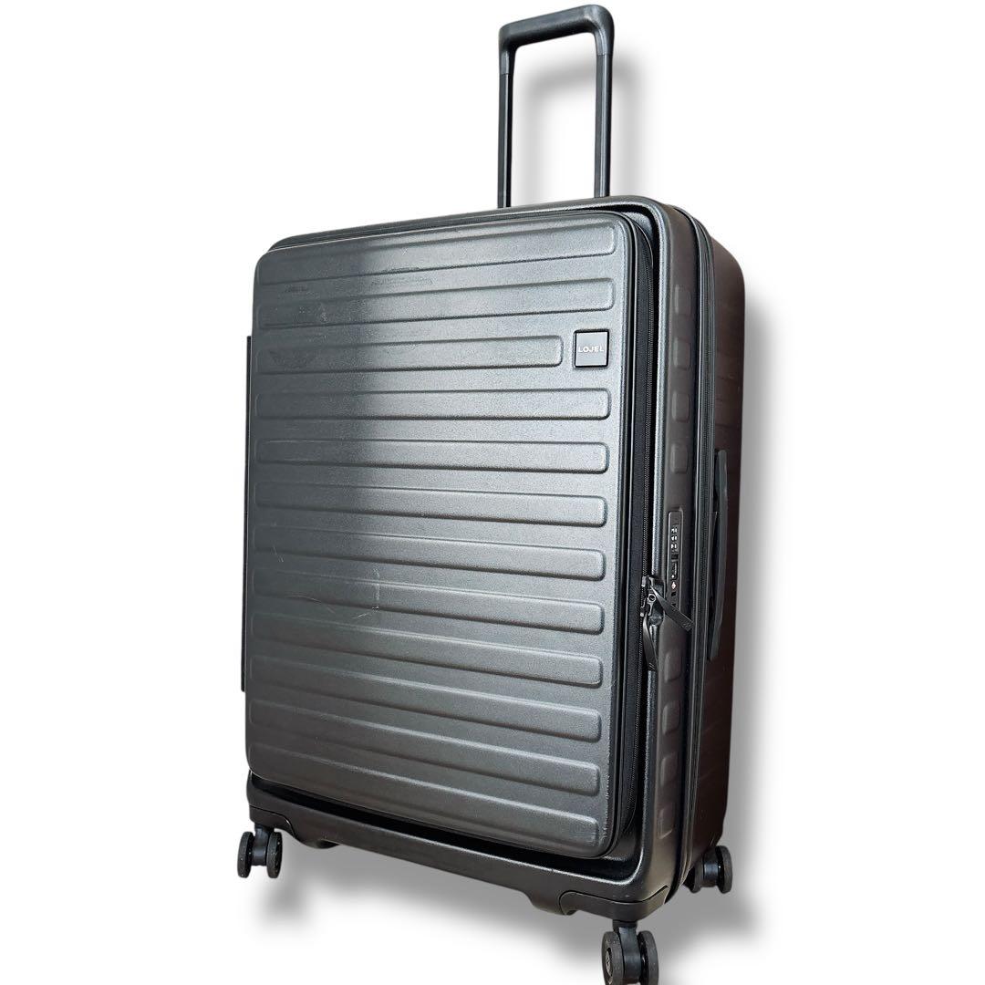 美品 LOJEL Cubo Lサイズ キャリーケース ブラック バンド付き