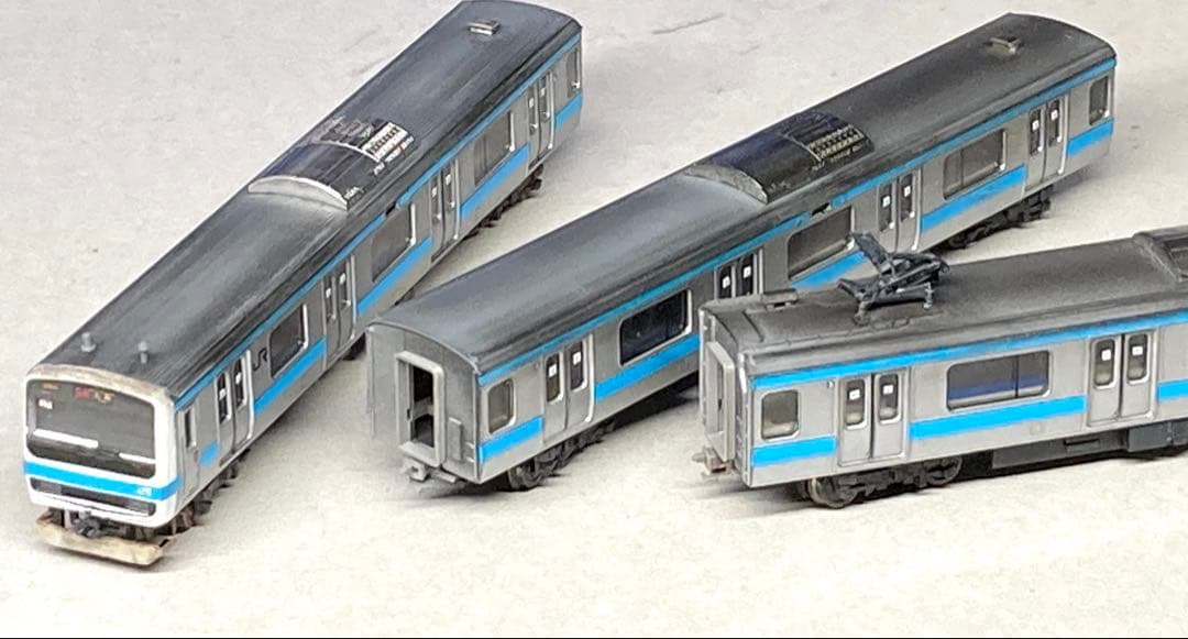 TOMIX 209系500番台　京浜東北線Nゲージ鉄道模型 10両セット　加工品