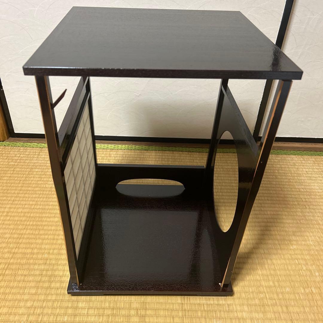 【吉野棚】溜塗　組み立て式　裏千家