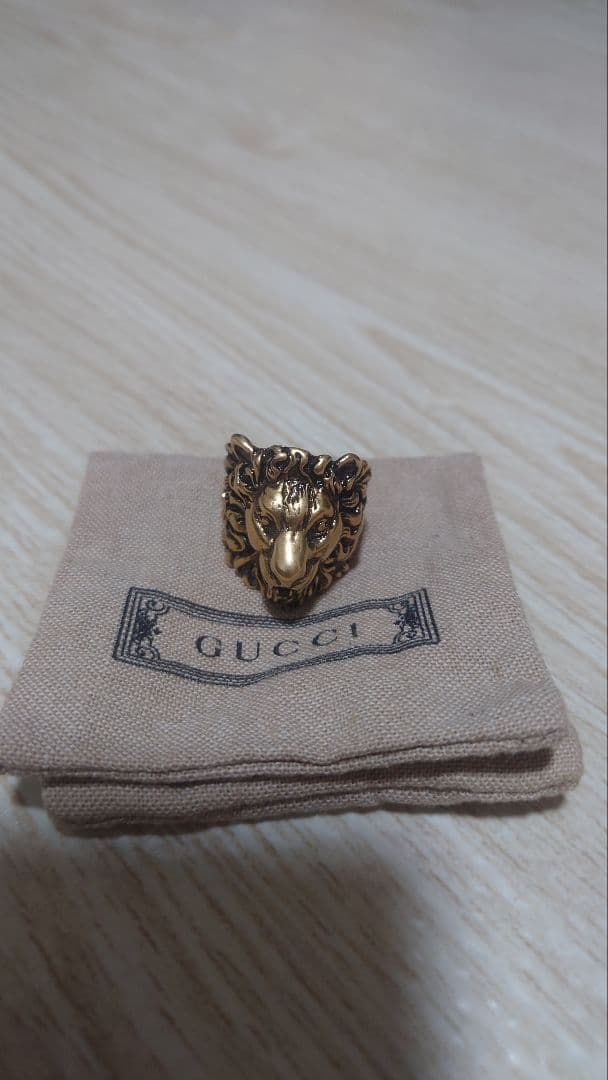 GUCCI ライオンヘッドリング　23号　Hase