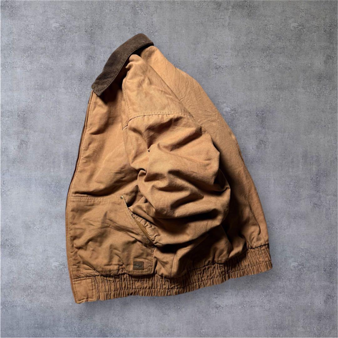 kan2186古着SAFTBAKダック地デトロイトジャケットソリッド中綿