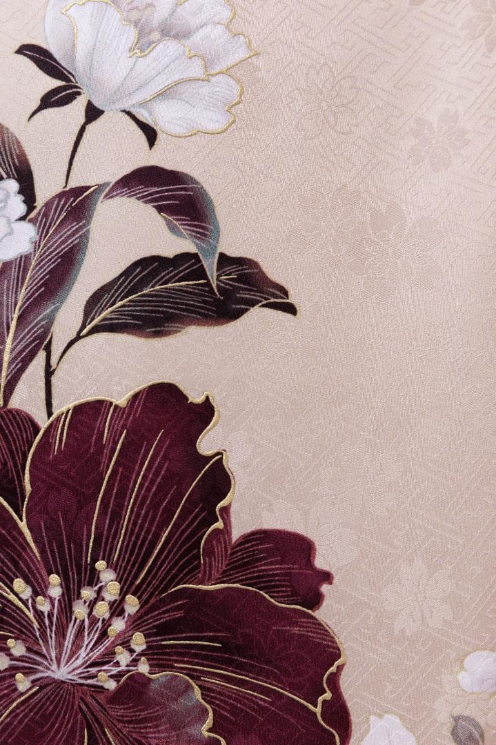 ≪美品≫正絹　振袖９点フルセット【805】【145cm~155cmの方用】