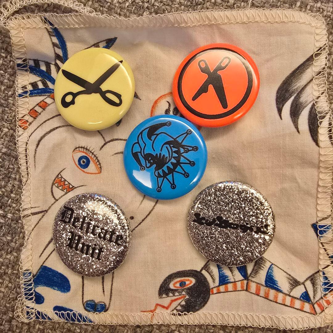 midorikawa twoness 缶バッジ scissor shop