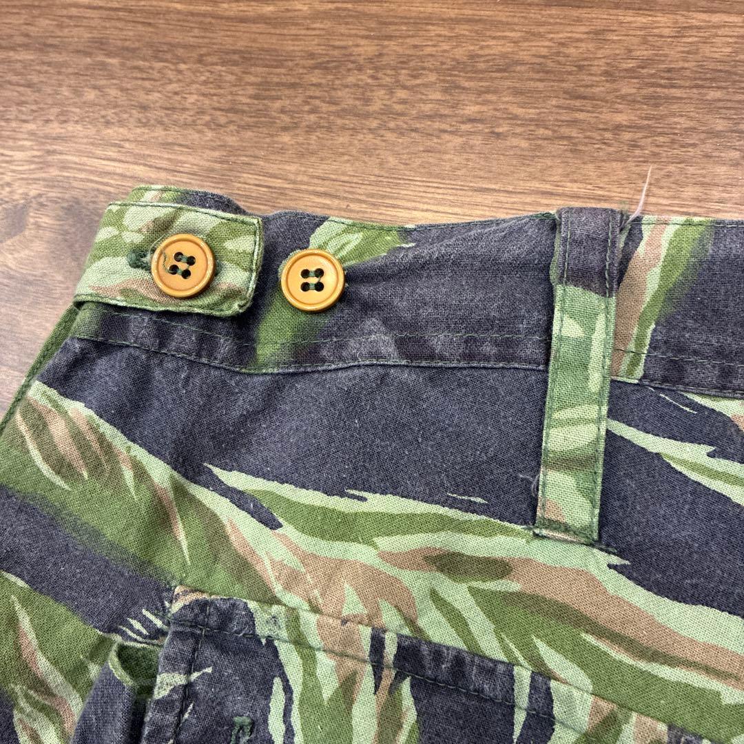 k*7様 80s ベトナム タイガーストライプパンツ Lサイズ タイガーカモ ビ