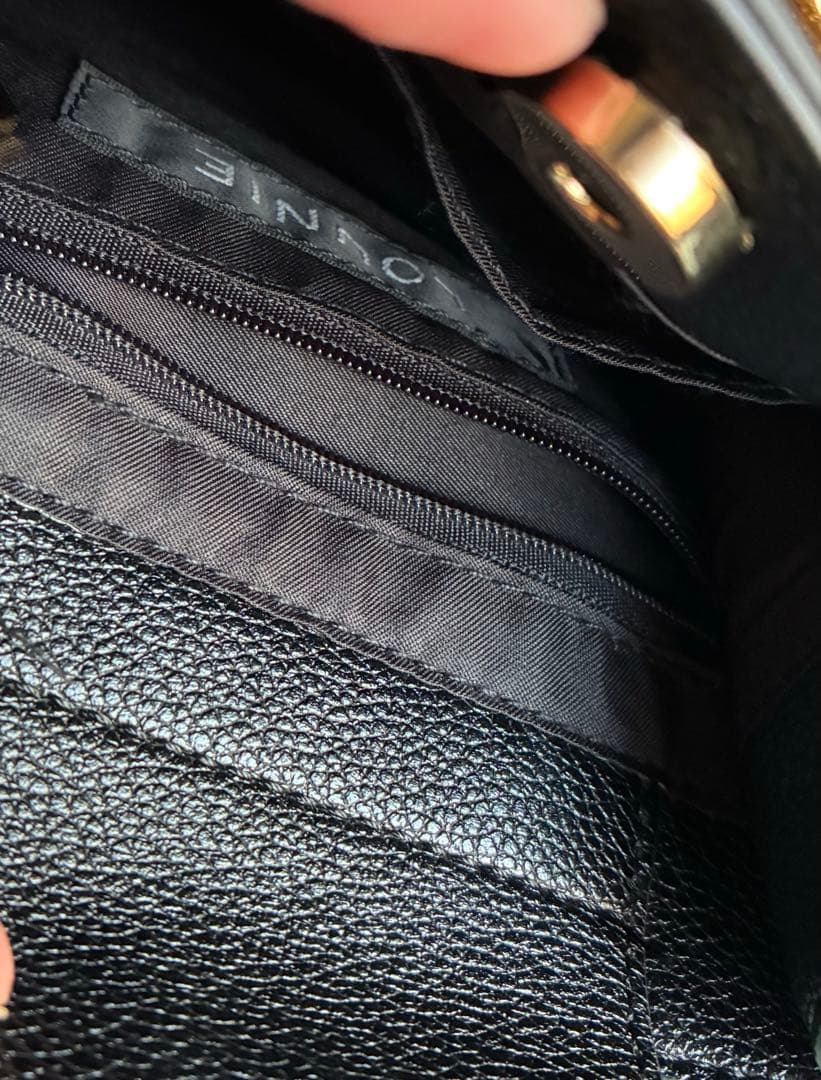 LOUNIE ルーニィ　マルチWAYミニショルダーポーチ　ブラック