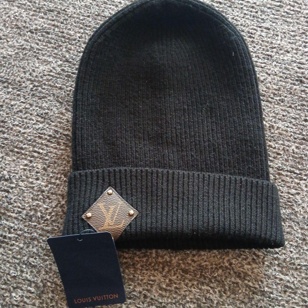 非売品ノベルティ商品　 ブラックニット帽ロゴ入り