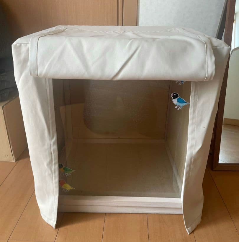 鳥ケージ HOEI35ケージ　アクリル＆木製ケース