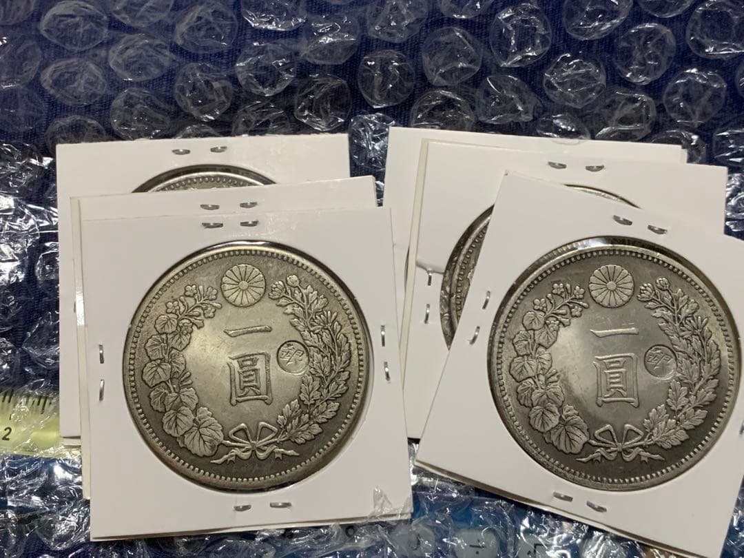 大日本一圓銀貨6枚セット164,72g 未鑑定品保証-補償無し即購入大歓迎