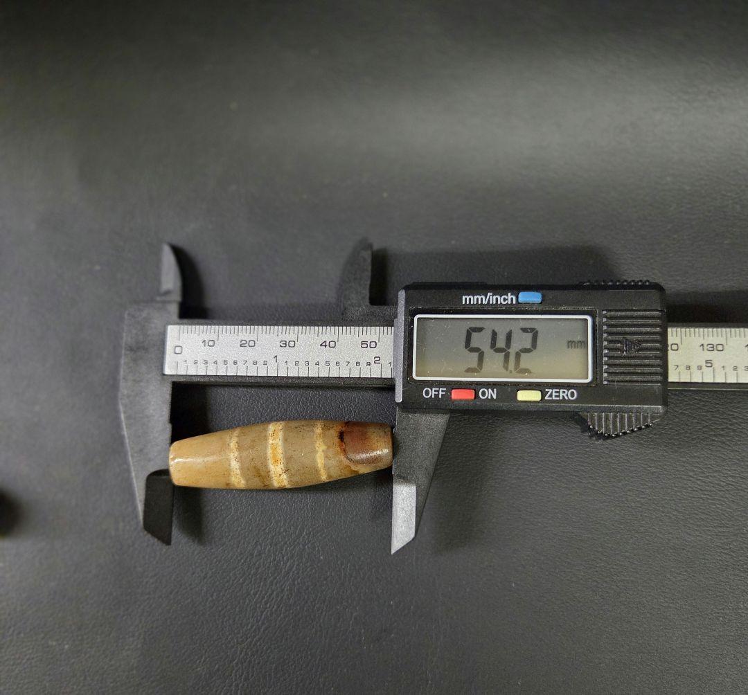 794天珠　三線天珠　西蔵線天珠　ヒマラヤアゲート　dzibeads　！