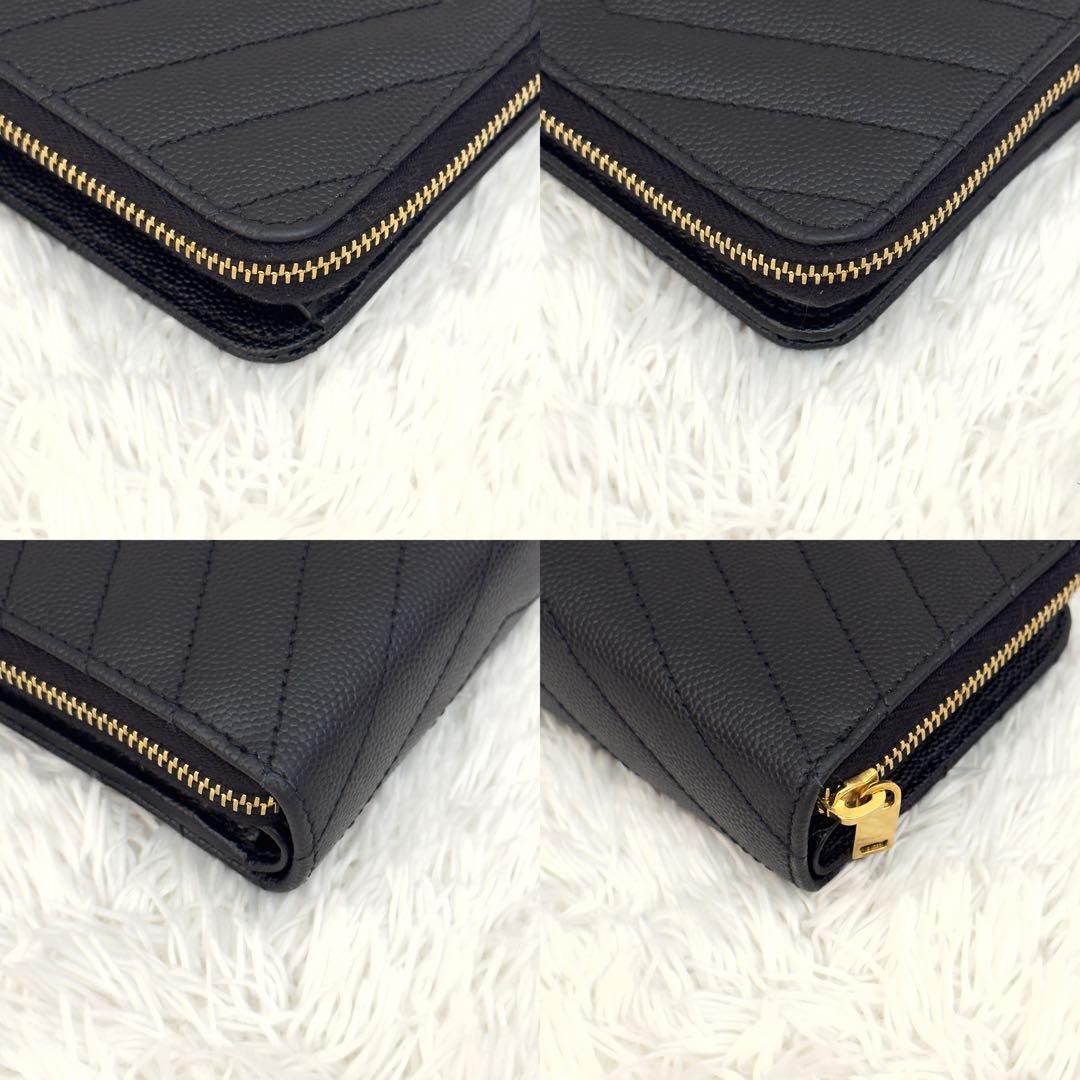極美品✨サンローランSaint Laurent カランドラ 財布 ブラック 黒