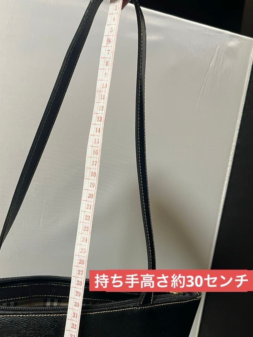 Burberry バーバリー　アンティーク　ブラック トートバッグ