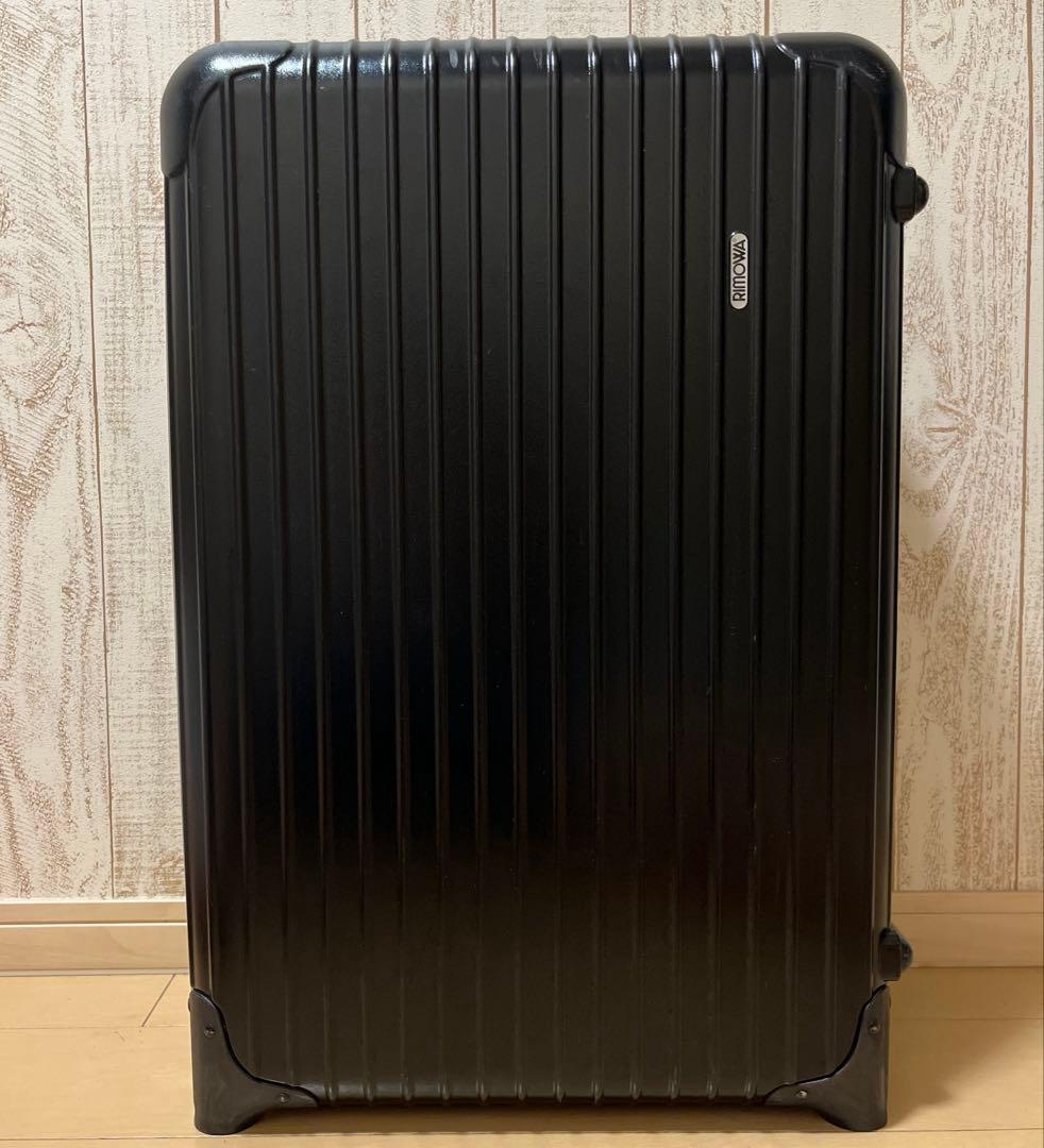 【美品】RIMOWA SALSA リモワ サルサ63L 2輪TSAロック付 黒