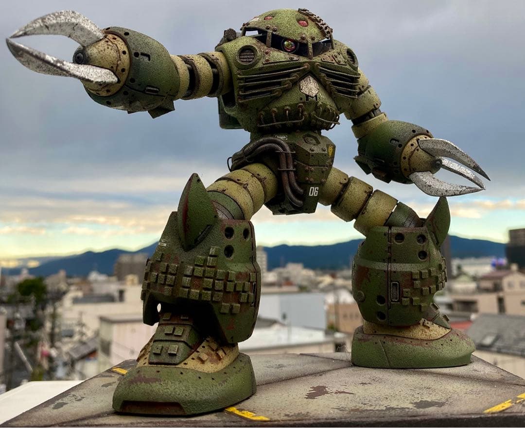 ガンプラ MG 1/100 MSM-07 ズゴック　ジオン残党仕様　完成品