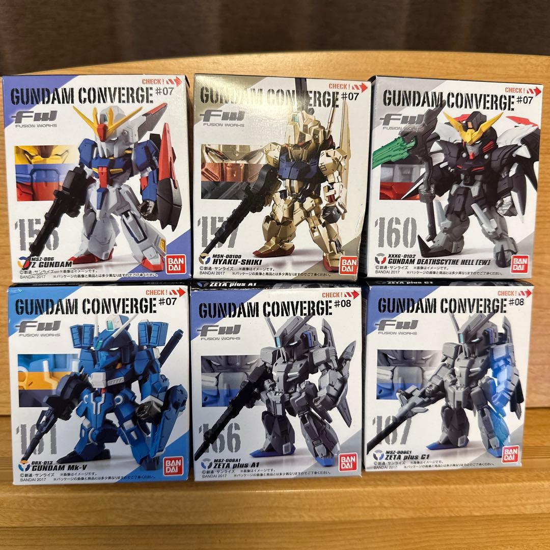 ガンダムコンバージ　#07 4種　#08 2種　未開封