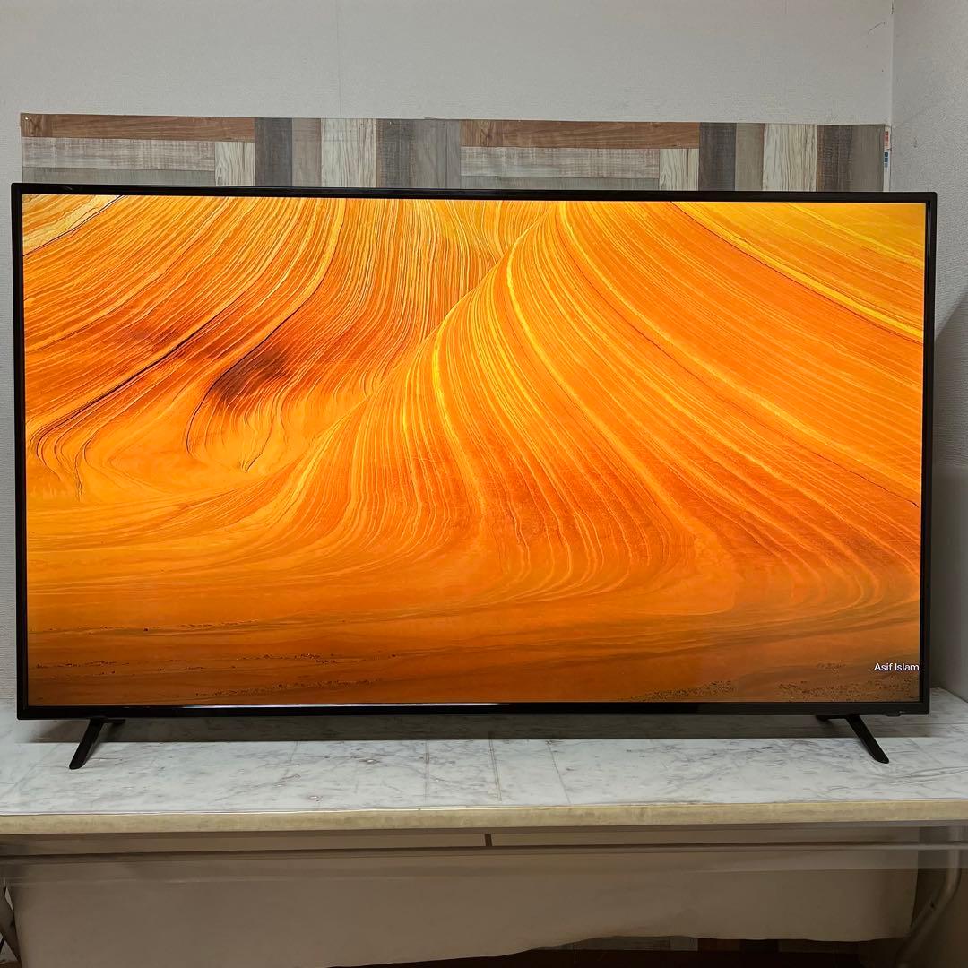 即日受渡❣️全国送料込2年前購入APEX65型4K液晶テレビ外付HDD録画対応