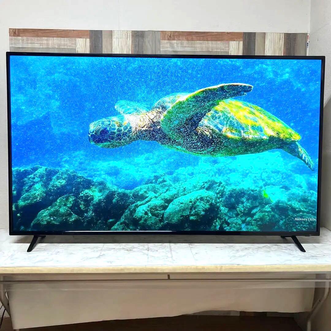 即日受渡❣️全国送料込2年前購入APEX65型4K液晶テレビ外付HDD録画対応