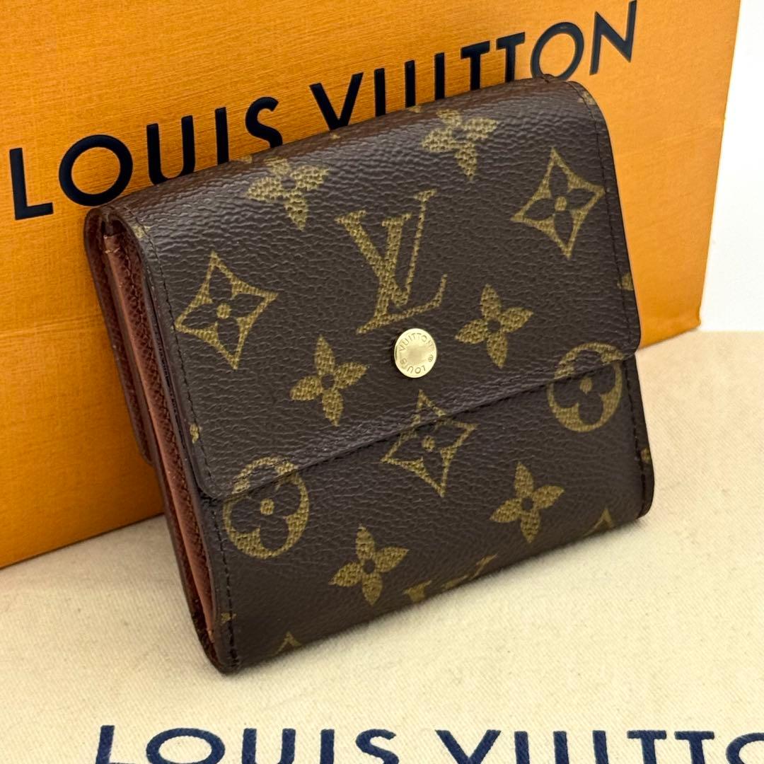 ヴィトン モノグラム ポルトモネ ビエ カルト クレディ 折り畳み財布