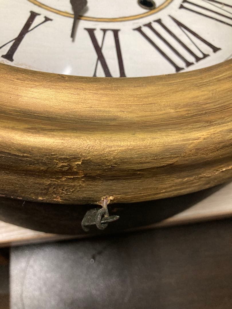 精工舎四つ丸ダルマ型8日巻稼働中 ボンボン時計修復(リペア)品