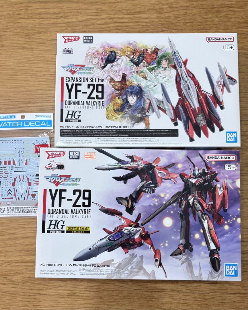 マクロスフロンティア　YF-29 セット