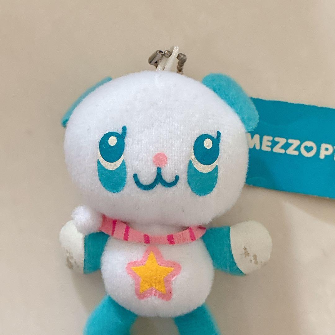 メゾピアノ パンダのパティ ぬいぐるみ マスコット ストラップ 平成レトロ