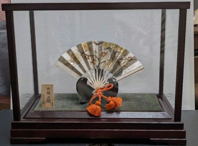 武比古　純銀製　扇　保管品
