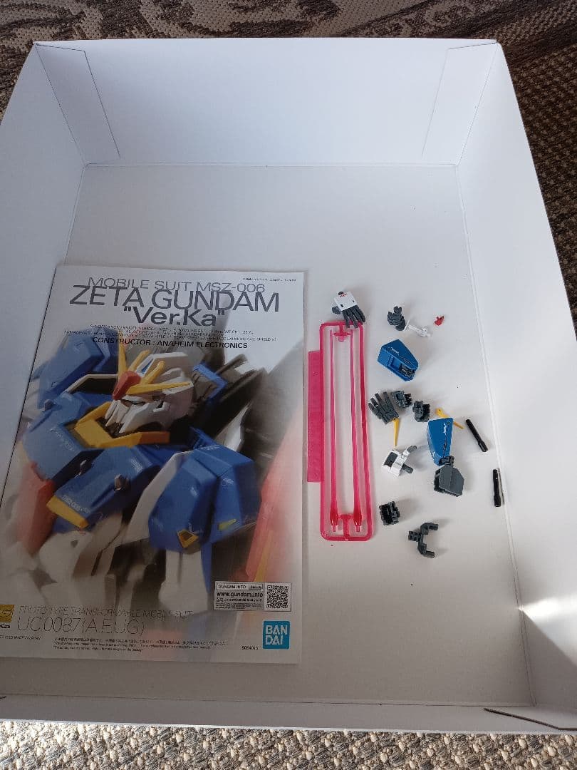 MG MSZ-006 ガンダム　ガンプラ　zガンダム　完成品　ver.ka