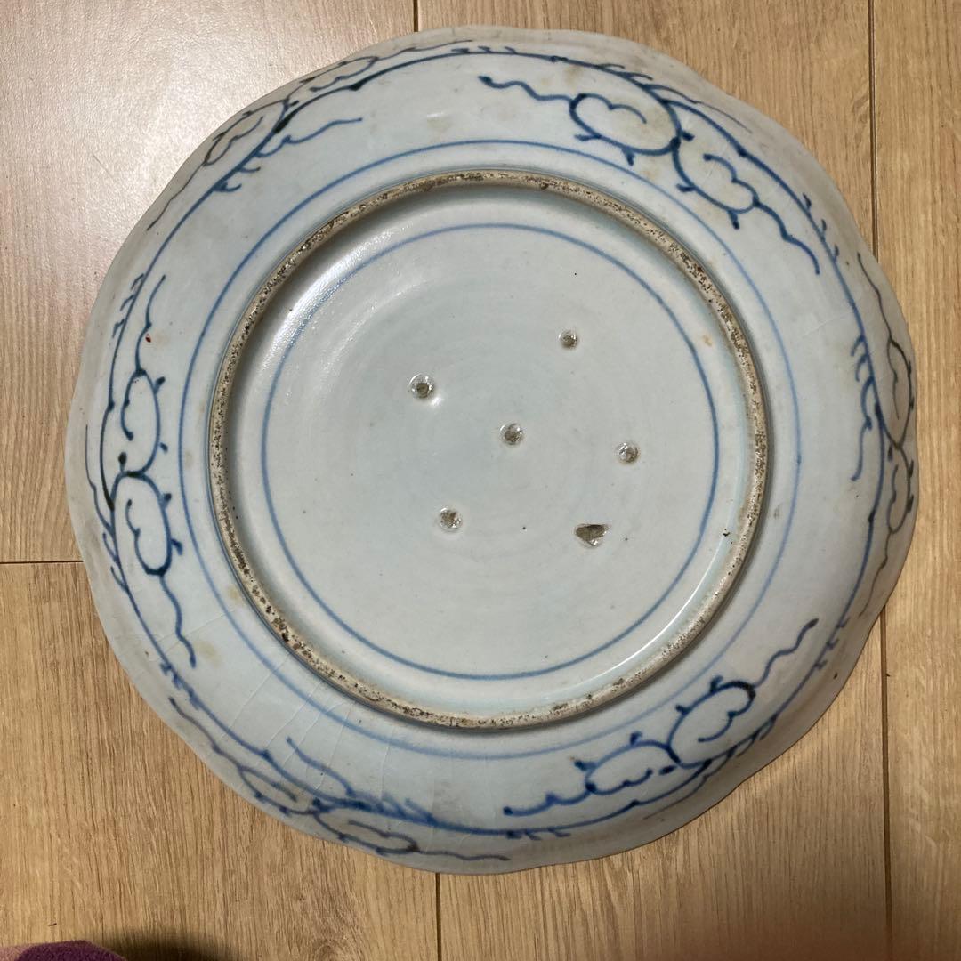 南京　錦平三重　大皿　2枚セット