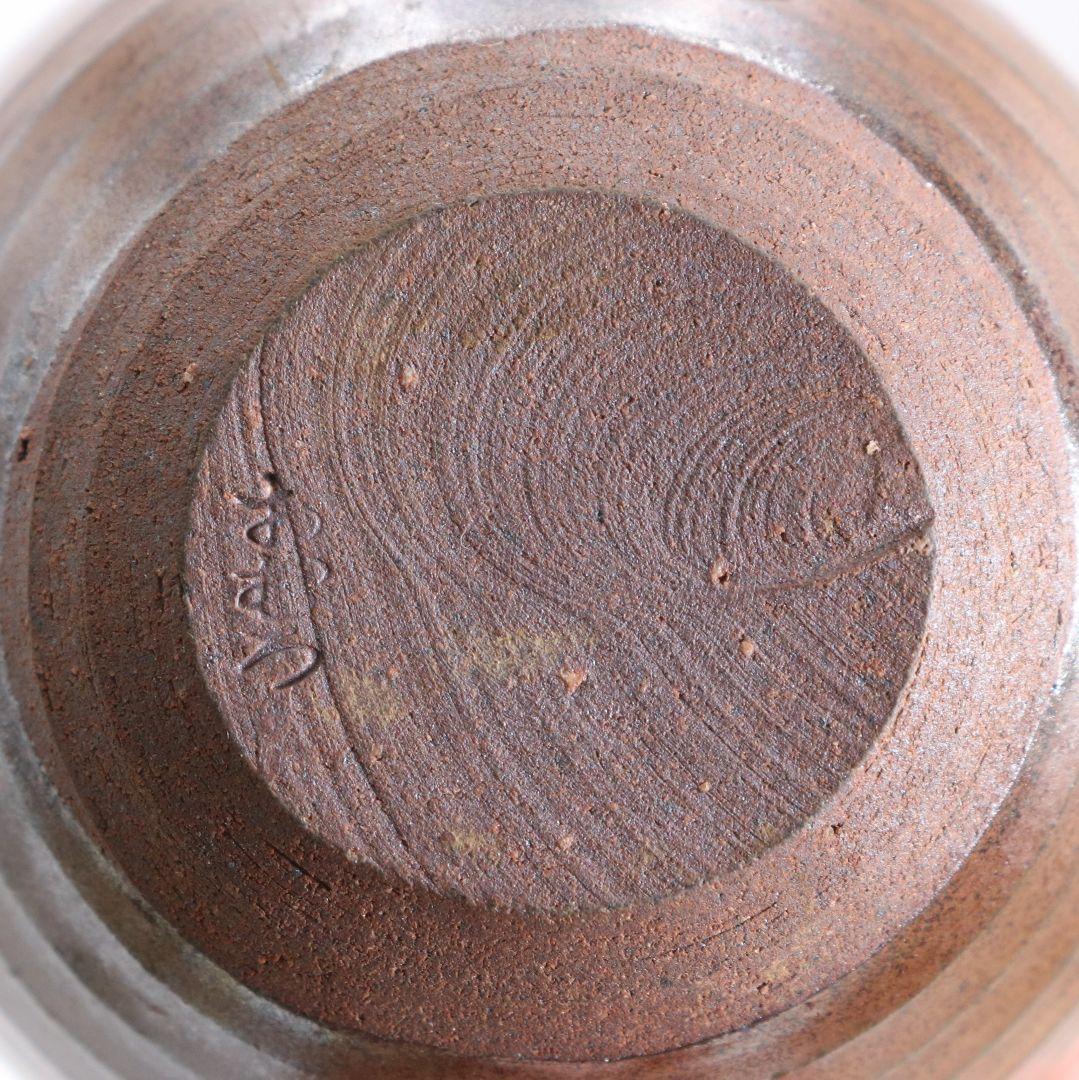 御室窯 柴田孝三作 唐物中興名物 岩城文琳写 茶入 東山緞子仕覆　V906