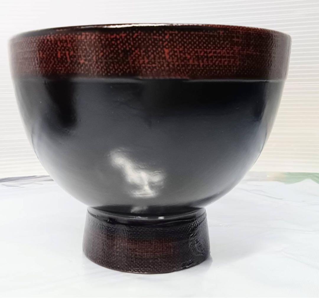 【ルイ】伝統工芸品 漆器 高台 高足 盛り 鉢 麺鉢 汁椀 お椀 丼 2客