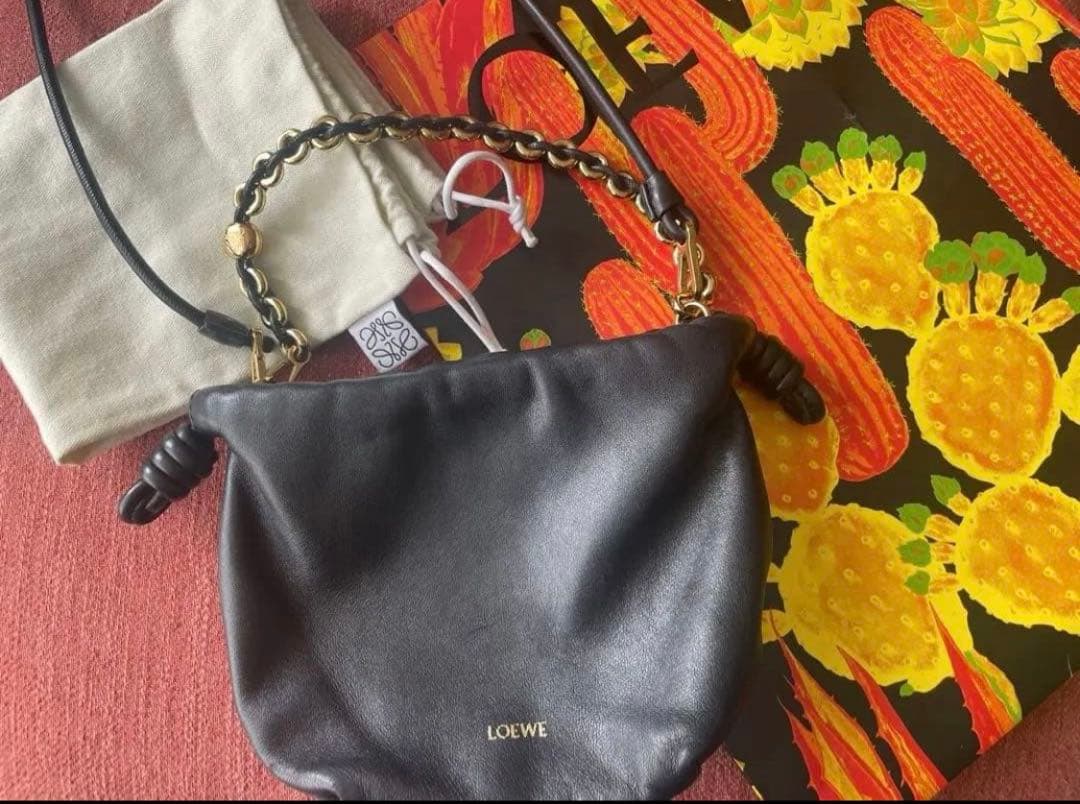 【正規品/保存袋有】LOEWE ロエベ　フラメンコパースミニ　バッグ