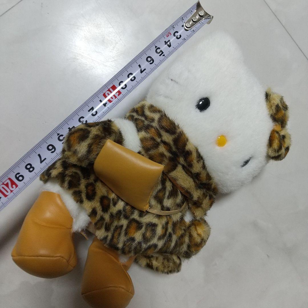 新品　ハローキティ ドール ぬいぐるみ ヒョウ柄